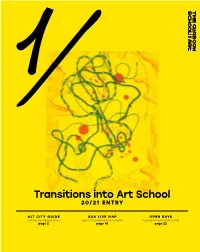 Transitions Into Art School 20/21 ENTRY