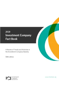 2018 ICI Fact Book
