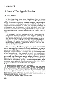A Court of Tax Appeals Revisited