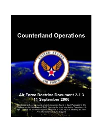 Counterland Operations (Pages 1-16)