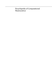 Encyclopedia of Computational Neuroscience