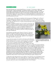 GOODENIACEAE by John Knight