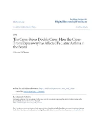 How the Cross-Bronx Expressway Has Affected Pediatric Asthma in the Bronx" (2012)