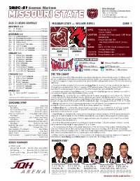 Missouri State Vs