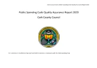 Public Spending Code Quality Assurance Report 2020 Cork County Council