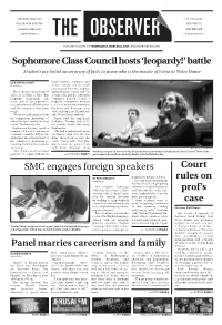 Sophomore Class Council Hosts 'Jeopardy!'