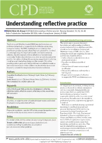 Understanding Reflective Practice