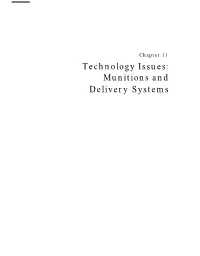 11: Technology Issues: Munitions and Delivery Systems