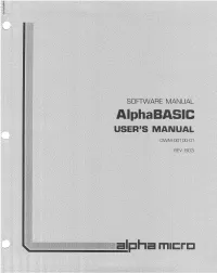 AMOS Alphabasic