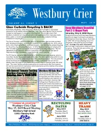 Recycling Dates Heavy Trash