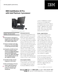 IBM Intellistation M Pro with Intel Pentium 4 Processor