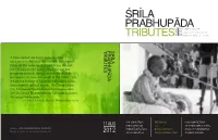 Srila Prabhupada Tributes 2012