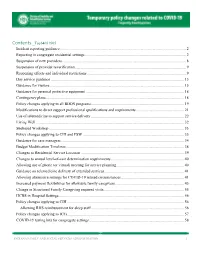 Updated FAQ on COVID-19 Policy Changes.” Additional COVID-19 Guidance from BDDS Can Be Found on the DDRS COVID-19 Webpage