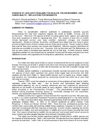 2007 Summaries of Wildlife Research Findings