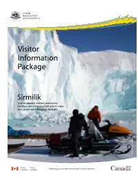 2013 Visitor Information Package for Sirmilik National Park