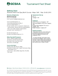 9.26 Safeway Open (PGA)