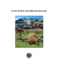 Cape to Kruger