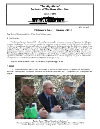 Newsletter – 2015