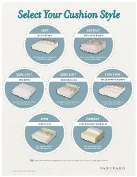 Select Your Cushion Style