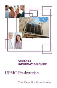 Upmc-Presbyterian-Visitor-Guide.Pdf
