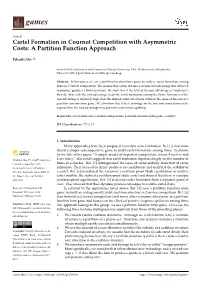 Cartel Formation in Cournot Competition with Asymmetric Costs: a Partition Function Approach