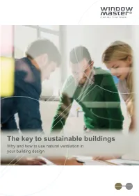 The Key to Sustainable Buildings Why and How to Use Natural Ventilation in Your Building Design ← Back to Index