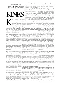 The Kinks (Dave Davies)