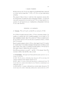4. Basic Concepts in This Section We Take X to Be Any Infinite Set Of