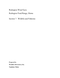 7.0 Wildlife and Fisheries Overview