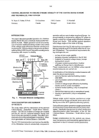 Control Measures to Ensure Dynamic Stability of the Cahora Bassa Scheme and the Parallel Hvac System