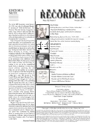 Editor's Note