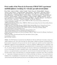 First Results of the Piton De La Fournaise STRAP 2015 Experiment