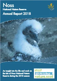 Noss NNR Annual Report 2018.Pdf