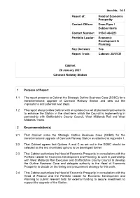 Report-Cannock Railway Station