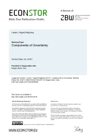 Components of Uncertainty
