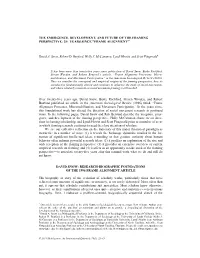 25+ YEARS SINCE "FRAME ALIGNMENT”* David A. Snow, Robe