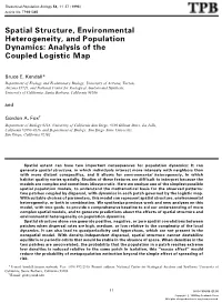 Analysis of the Coupled Logistic Map