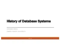 Database History