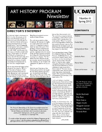 Newsletter Spring 2009 Numbernumber 3 6 Spring 2012