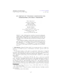 On Absence of Threshold Resonances for Schrodinger¨ and Dirac Operators