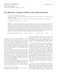 The Ellipticities of Globular Clusters in the Andromeda Galaxy