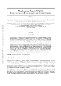 Arxiv:2005.01804V1 [Q-Bio.QM] 1 May 2020