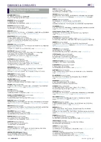 Embassies & Consulates, Foreign