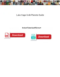 Luke Cage Imdb Parents Guide