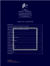 Table of Contents