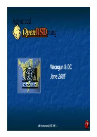 Advanced Openbsd Hardening