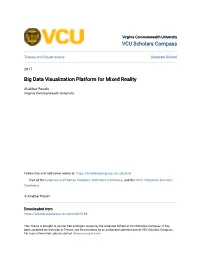 Big Data Visualization Platform for Mixed Reality
