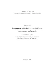 JIT Compilation of SYCL Code Using an Opencl Code Generator