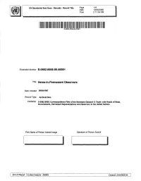Title Items-In-Permanent Observers