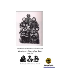 Abraham's Diary (Part Two) Length: 52.00